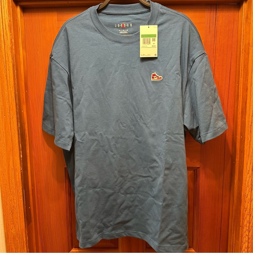 BNWT Nike Air Jordan Brand Blue AJ 1 T-Shirt FN5982-457, Size XL